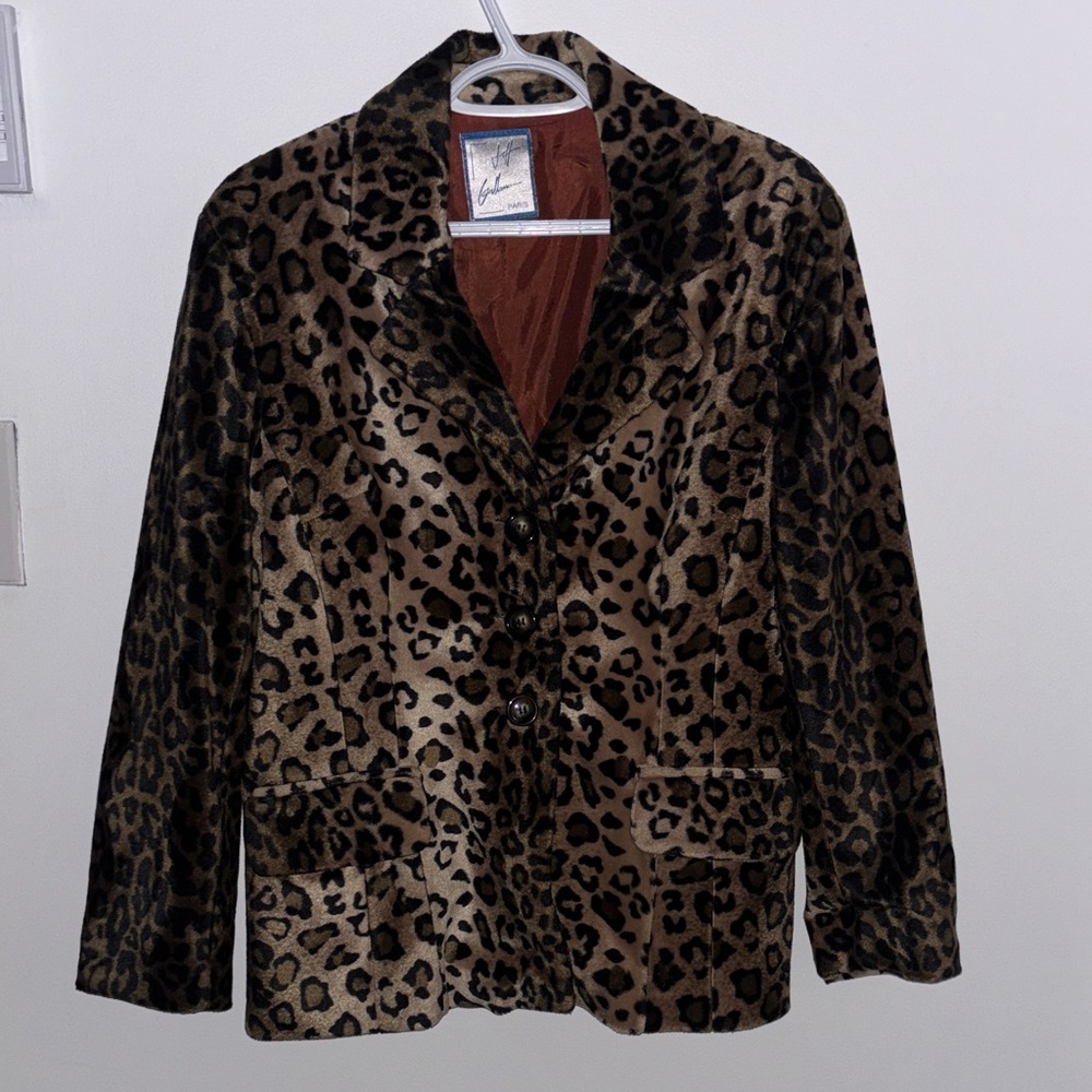 Vintage Leopard print jacket